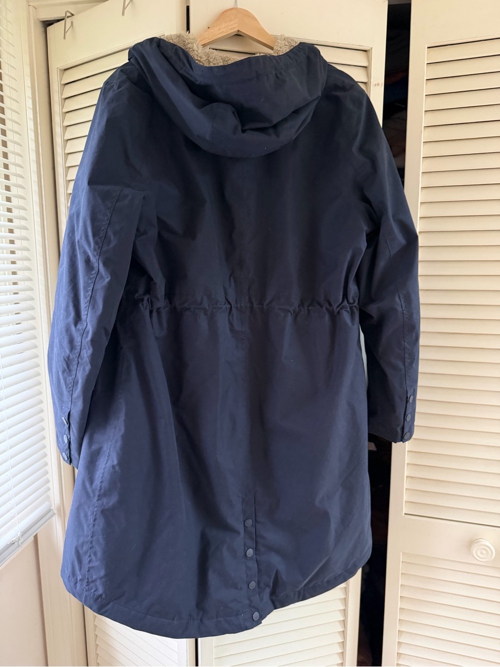Seasalt Cornwall Plant Hunter Women's Navy Hooded Parka Coat - Picture 6 of 10